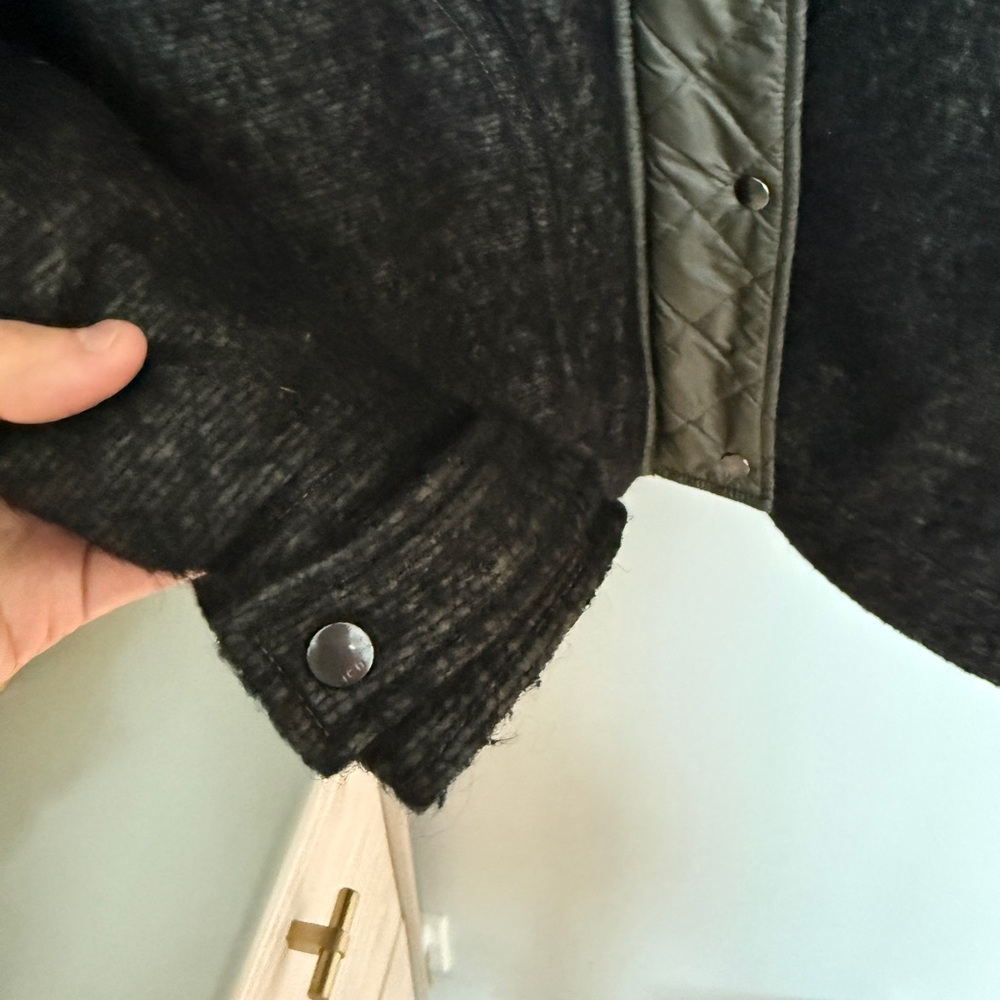 ICB New York women’s Quilted khaki hooded Oversized winter coat/jacket - Picture 4 of 12